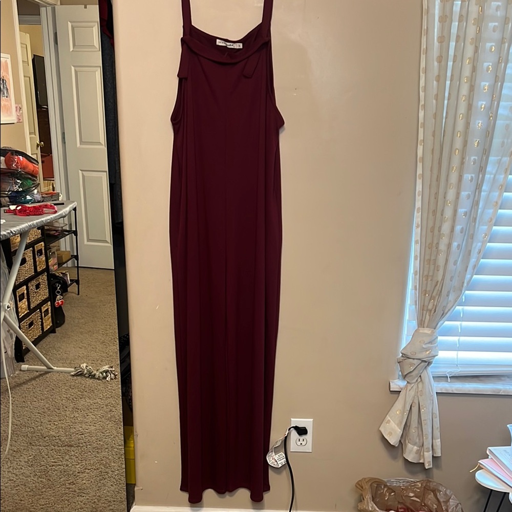 Sleeveless XL Jumper  - Burgundy